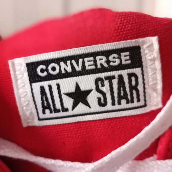 'CONVERSE ALL STAR' Chuck Taylor Red/White Size 13 EUC - Picture 10 of 15